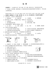 [化学]2024年河南省郑州市外国语化学校九年级第四次模拟考试化学试卷（图片版，无答案）