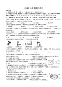 [化学]2024年河南省驻马店市驿城区部分中化学中考中招模拟联考化学试题(图片版,无答案)