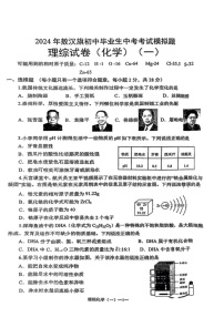 [化学]2024年内蒙古赤峰市敖汉旗中考化学模拟题（一）（图片版，含答案）