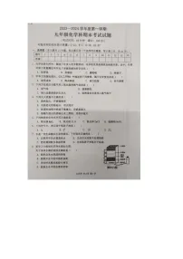 海南省屯昌县2023-2024学年九年级上学期期末检测化学试题