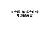 2024成都中考化学二轮复习之中考题型研究 微专题 溶解度曲线及溶解度表（课件）