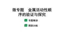 2024福建中考化学二轮复习微专题 金属活动性顺序的验证与探究（课件）