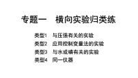 2024甘肃中考化学二轮复习之中考题型研究 专题一 横向实验归类练（课件）