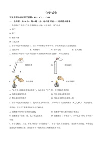 [化学][三模]2024年吉林省长春市东北师大附中明珠学校中考试题(原卷版)