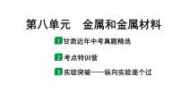 2024甘肃中考化学一轮复习之中考考点研究 第八单元 金属和金属材料（课件）