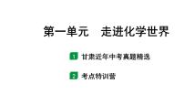 2024甘肃中考化学一轮复习之中考考点研究 第一单元 走进化学世界（课件）