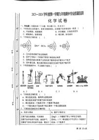 四川省资阳市安岳县李家初级中学2023-2024学年九年级上学期11月期中化学试题（无答案）