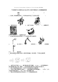 [化学]广东省深圳市33校联考2023-2024学年九年级下学期化学4月份质量检测试卷