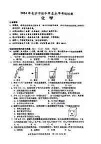 2024年湖南省长沙市中考化学真题