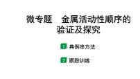 2024宁夏中考化学二轮重点专题突破 微专题 金属活动性顺序的验证及探究（课件）