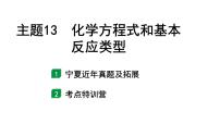 2024宁夏中考化学二轮重点专题突破 主题13 化学方程式和基本反应类型（课件）