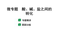 2024山东中考化学二轮专题复习 微专题 酸、碱、盐之间的转化（课件）