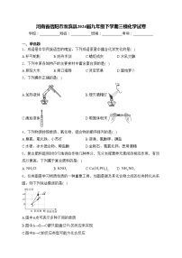 河南省信阳市淮滨县2024届九年级下学期三模化学试卷(含答案)