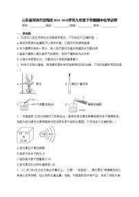 山东省菏泽市定陶区2023-2024学年九年级下学期期中化学试卷(含答案)