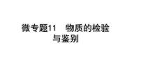 2024四川中考化学二轮复习 微专题11 物质的检验与鉴别（课件）