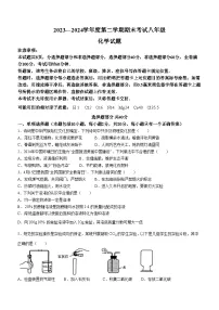 山东省济南市莱芜区2023-2024学年八年级下学期期末考试化学试题