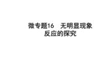2024四川中考化学一轮复习 微专题16 无明显现象反应的探究（课件）