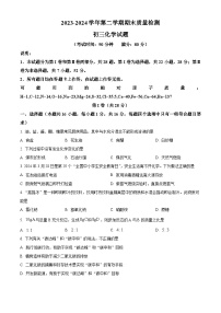 山东省青岛莱西市（五四制）2023-2024学年八年级下学期期末考试化学试题（原卷版+解析版）