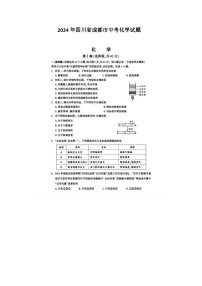 2024年四川省成都市中考化学试题