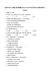 选择专项04 常量元素与微量元素共30题-2024年中考化学常考点专题必杀题（广东专用）（含答案）