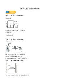 专题03 分子运动现象的探究(含答案)【实验攻略】备战2024年中考化学实验