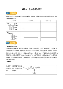 专题07 燃烧条件的探究(含答案)【实验攻略】备战2024年中考化学实验