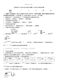 [化学]江西省吉安八中2023-2024学年第二学期第一次月考九年级化学试卷