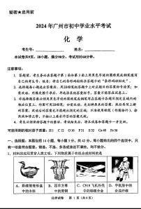 2024年广东省广州市中考化学真题