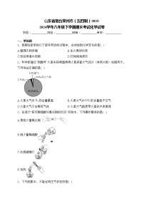 山东省烟台莱州市（五四制）2023-2024学年八年级下学期期末考试化学试卷(含答案)