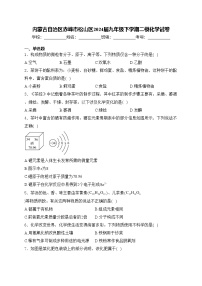 内蒙古自治区赤峰市松山区2024届九年级下学期二模化学试卷(含答案)