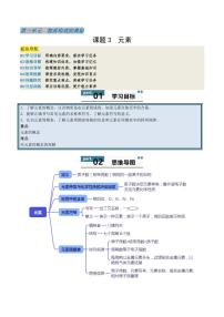 初中人教版（2024）课题3 元素当堂检测题