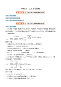 三年（2022-2024）中考化学真题分类汇编（全国通用）专题20 工艺流程图题（原卷版）