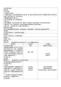 化学九年级全册课题1 生活中常见的盐精品表格教案设计