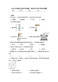 2024年内蒙古自治区兴安盟、呼伦贝尔市中考化学试题（附答案解析）