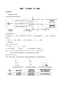 人教版（2024）九年级上册课题1 分子和原子课后练习题