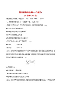 期末素养评估(第一~六单元) 试卷 ---2024--2025学年九年级化学鲁教版（2024）上册