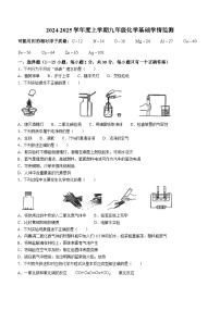 黑龙江省哈尔滨市道里区2024-2025学年九年级上学期开学化学试题