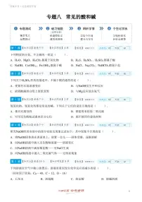 【一轮复习】备战2025年中考化学专题训练--专题八 常见的酸和碱（教师版+学生版）
