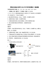 [化学]黑龙江省哈尔滨市2024年中考考前最后一测试题(解析版)