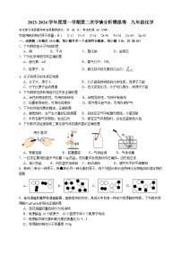 2023-2024学年江苏省南京市九年级（上）第二次月考化学试卷