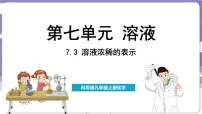 初中化学科粤版（2024）九年级下册7.3 溶液浓稀的表示图文课件ppt