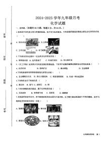 山东省枣庄市峄城区东方学校2024-2025学年九年级上学期10月月考化学试卷