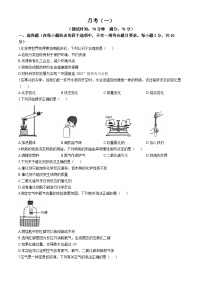 山西省晋城市实验中学2024-2025学年九年级上学期第一次月考化学试题(无答案)