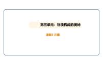 初中人教版（2024）课题3 元素教课内容ppt课件