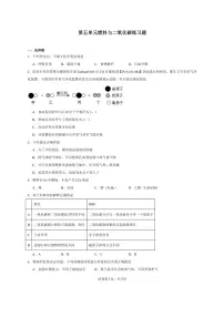 初中化学科粤版（2024）九年级上册（2024）5.3 二氧化碳随堂练习题