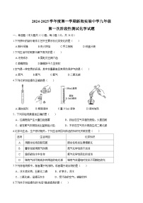 江苏省连云港市新海实验中学2024-2025学年九年级上学期第一次月考化学试题