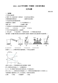 山东省淄博市淄川经济开发区实验学校2024-2025学年九年级上学期10月月考化学试题