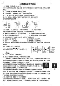 江苏省南通市第一初级中学2024--2025学年九年级上学期第一次月考化学试题