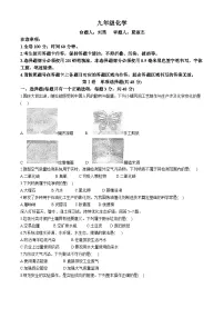 四川省成都市四川大学附属中学2024-2025学年九年级上学期10月月考化学试题(无答案)
