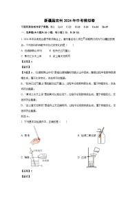 [化学]新疆昌吉州2024年中考模拟卷(解析版)